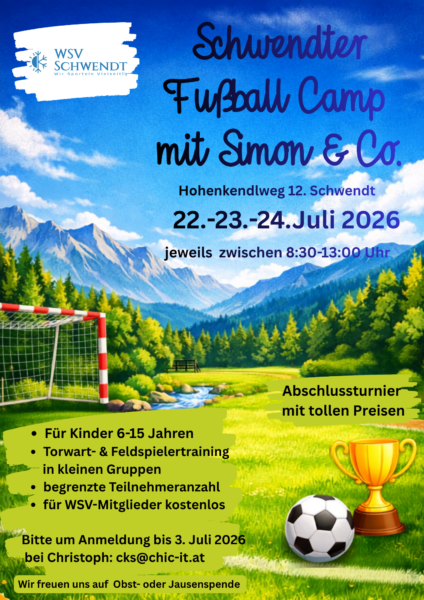 Schwendter Fußball Camp 2026